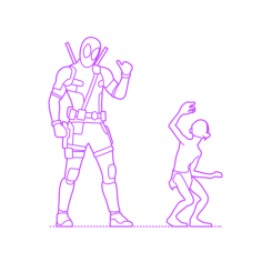 Pop Culture Elements Antiheroes Laser Cut Svg File, Free Vectors File